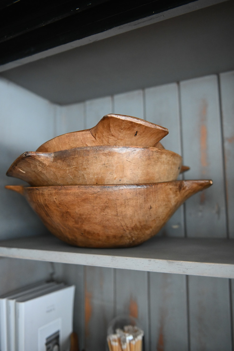 Antique Substantial Antique Large Black Cabinet