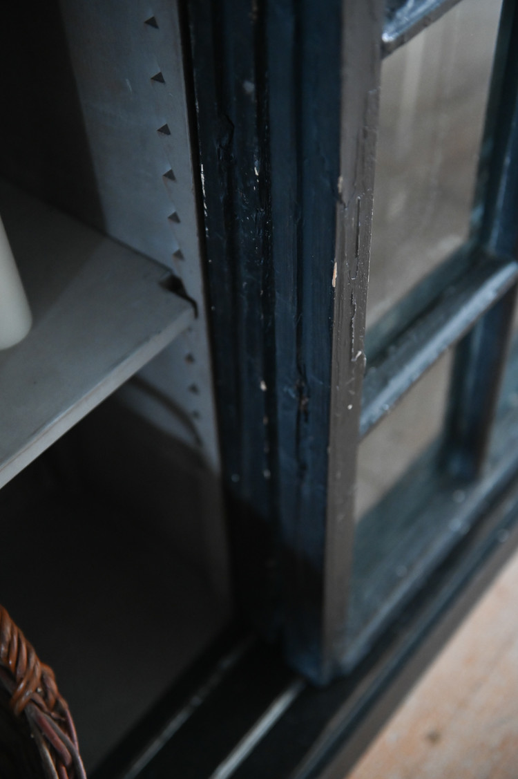 Substantial Antique Large Black Cabinet