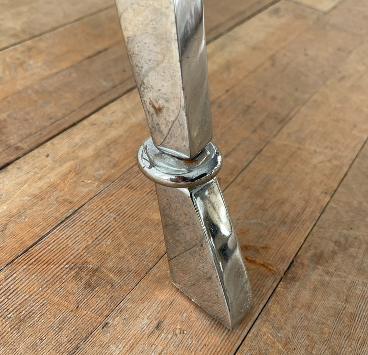 Vintage Chrome Side Table