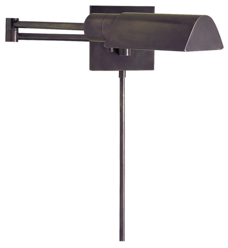 Studio Adjustable Arm Wall Light with Cord Cover