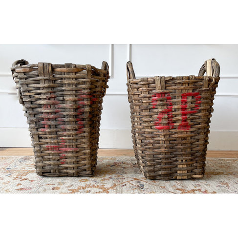 Antique Antique Grape Harvest Basket