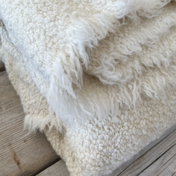 Kurlisuri Alpaca Cream King Size Throw