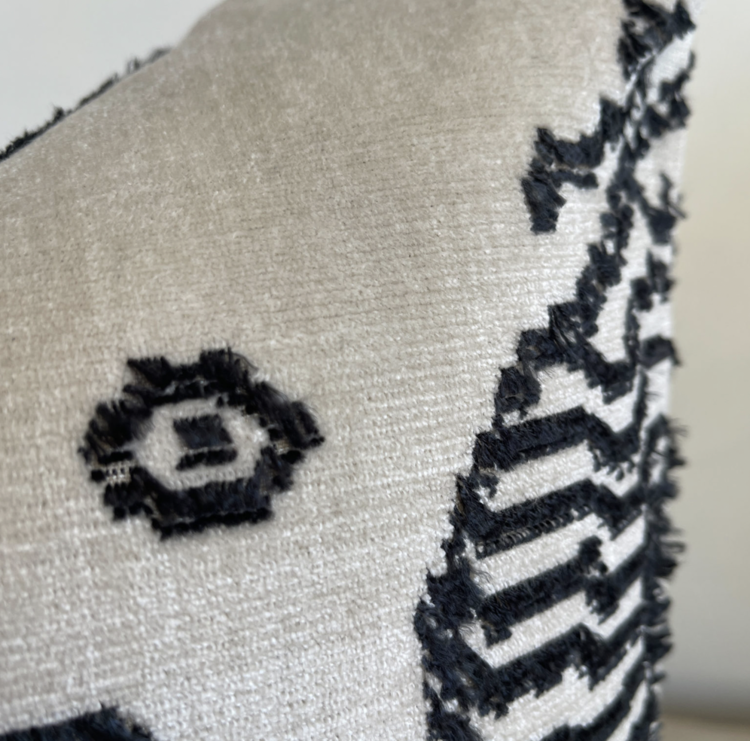 Gild & Co. Dedar Tiger Mountain Silk Velvet Pillow