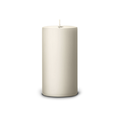 Pillar Candle in White Sand