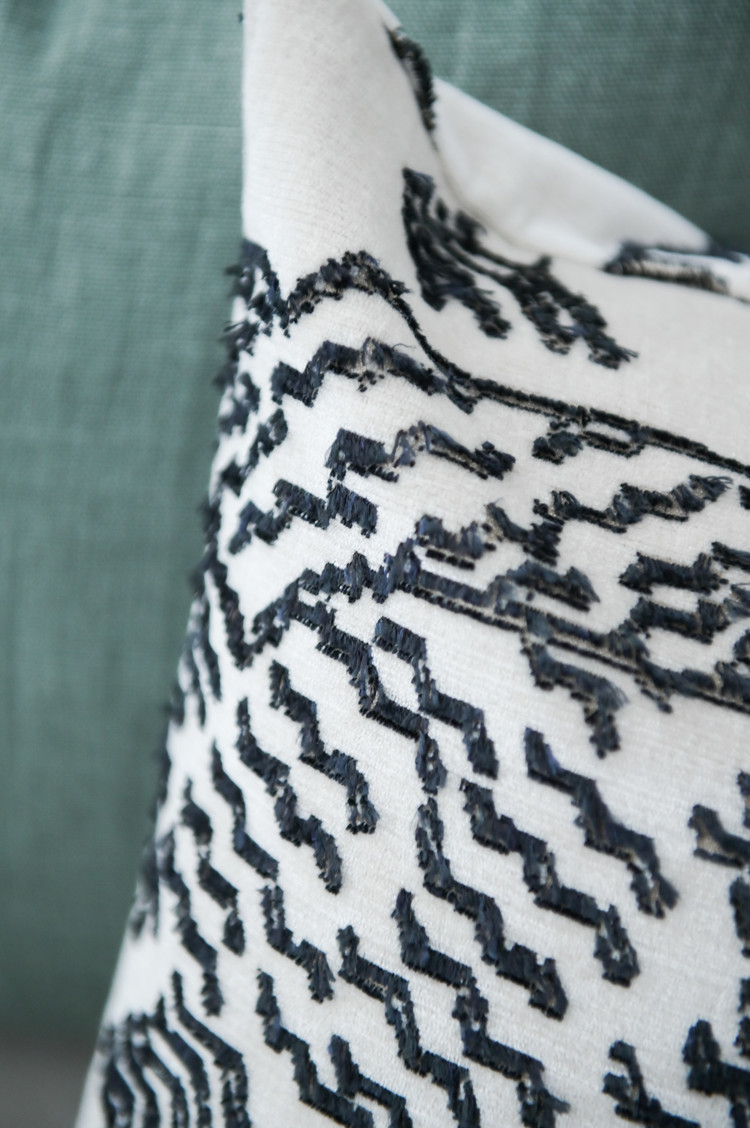 Gild & Co. Dedar Tiger Mountain Silk Velvet Pillow