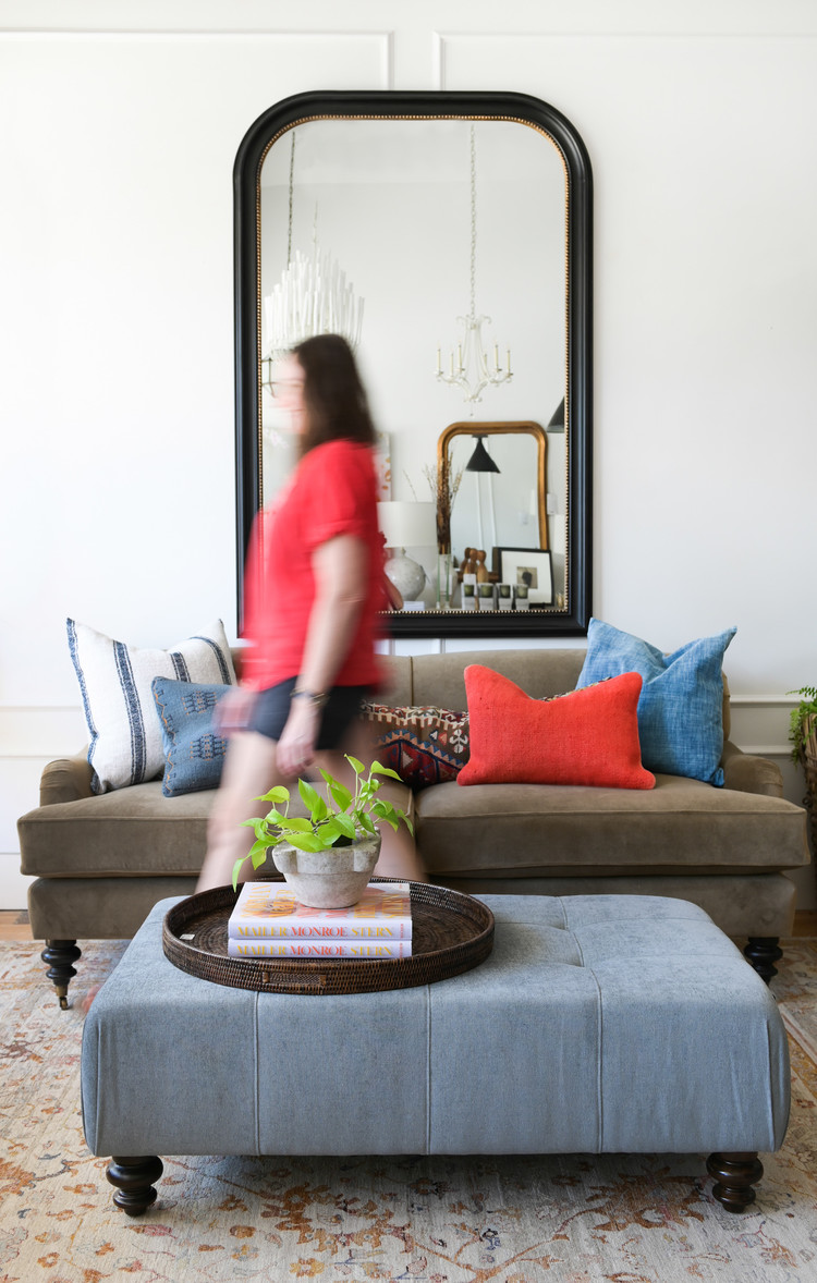 Rose Ottoman by Gild & Co.