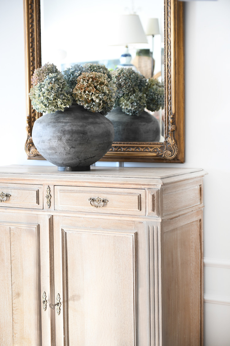 Antique  French Two-Door Limed Oak Cupboard SOLD