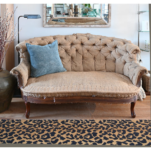 Antique French Tufted Settee (SOLD)