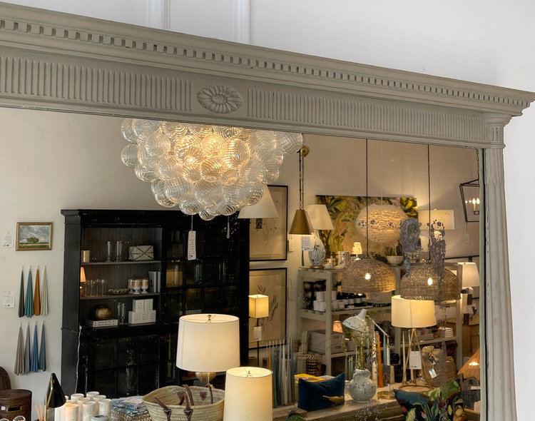 Substantial Antique Classical English Mirror