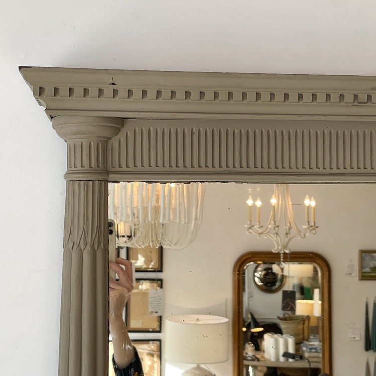 Substantial Antique Classical English Mirror