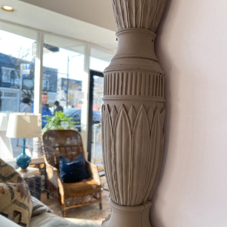 Antique Substantial Antique Classical English Mirror