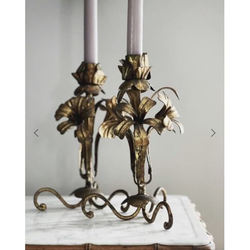 Vintage Antique Florentine Candlestick Holders (SOLD)