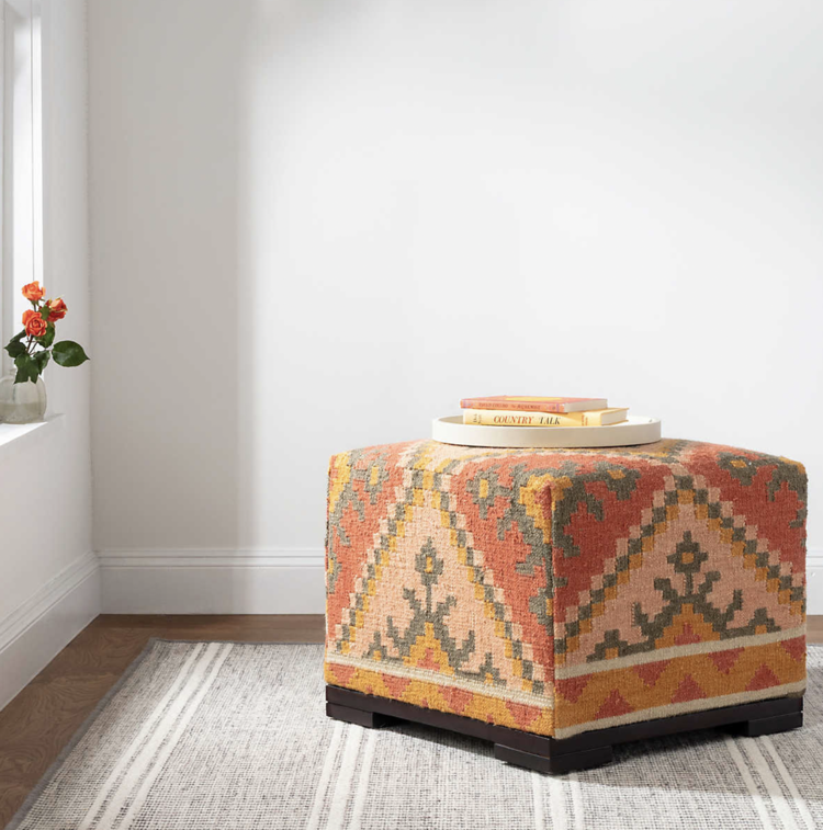 Malta Grey Woven Wool Rug