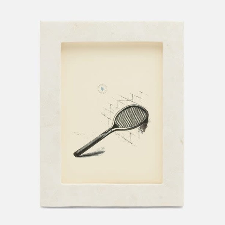 Bethany Frame, White Clamshell Finish