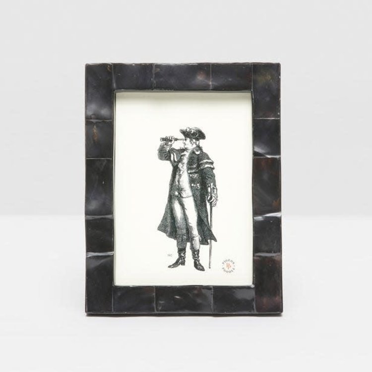 Lesina Picture Frame, Black Pen Shell Finish