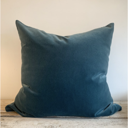 Gild & Co. Velvet Cushion in Ocean