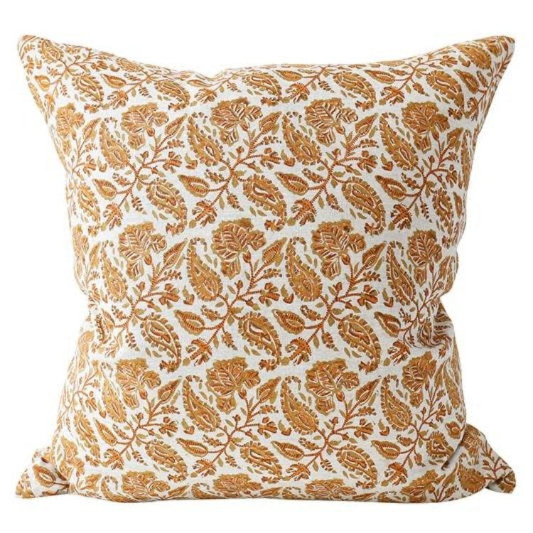 Chintz Spice Linen Cushion