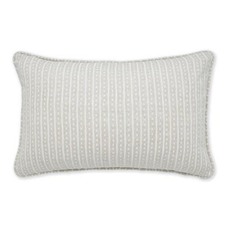 Hakuro Linen Cushion in Chalk 16 x24