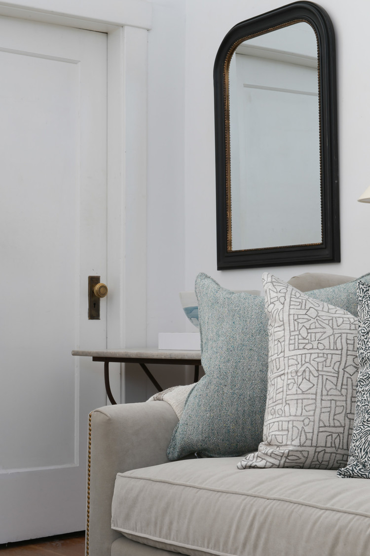 Black & Gold Napoleon Mirror Small