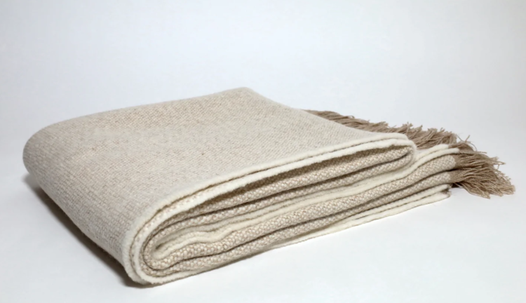 Curtis Alpaca Throw in Cream