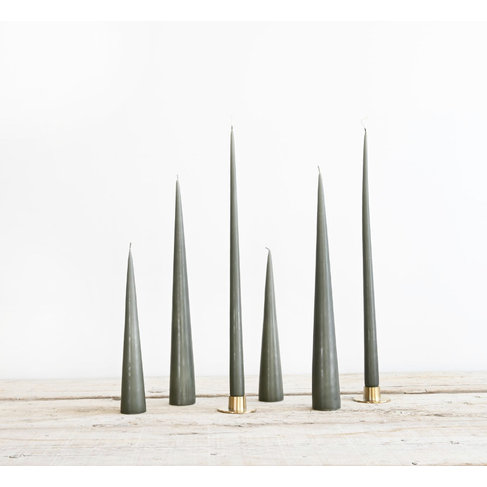 Cone Candle in Army Green (last one!)