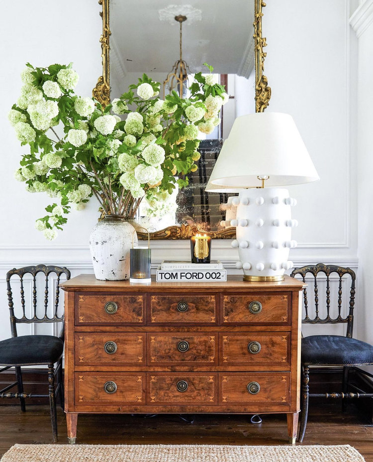Medium Antique White-Wash Olive Pot from Hungary