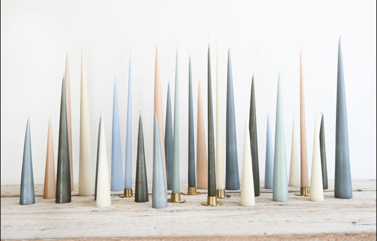 Ester & Erik Cone Candle in Linen