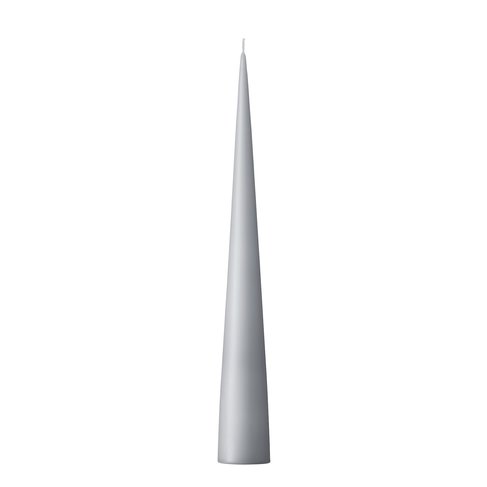 E&E Cone Candle in Light Grey