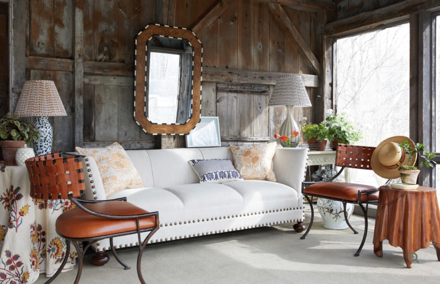 Wild Ginger Lampshade by Bunny Williams Home Gild