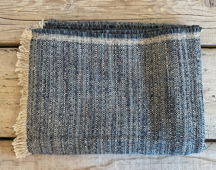 Naka Throw Blanket in Blue