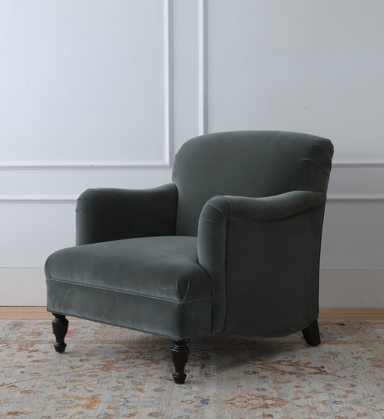 Cotswolds Chair in Velvet by Gild & Co.