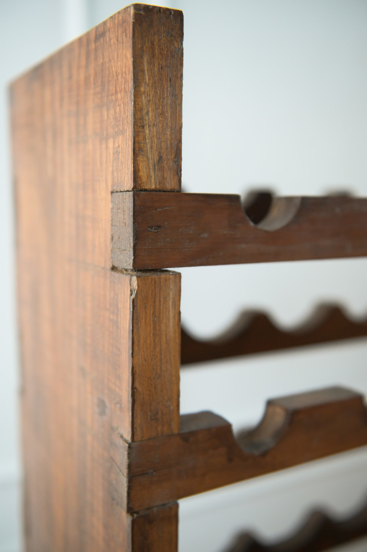 Antique Antique Burgundian Wine Rack - 70 bottles