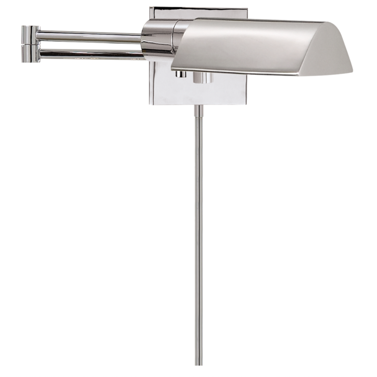 Studio Adjustable Arm Wall Light with Cord Cover