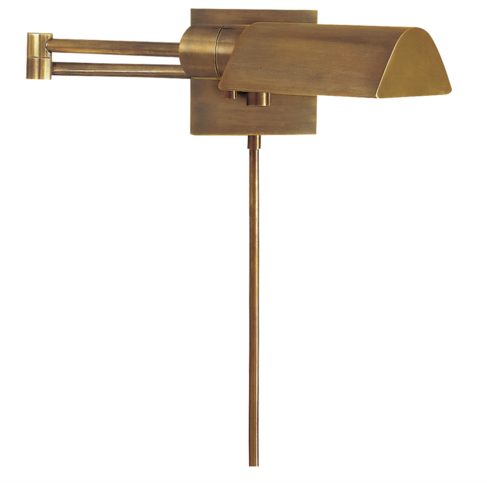 Studio Adjustable Arm Wall Light w cord cover
