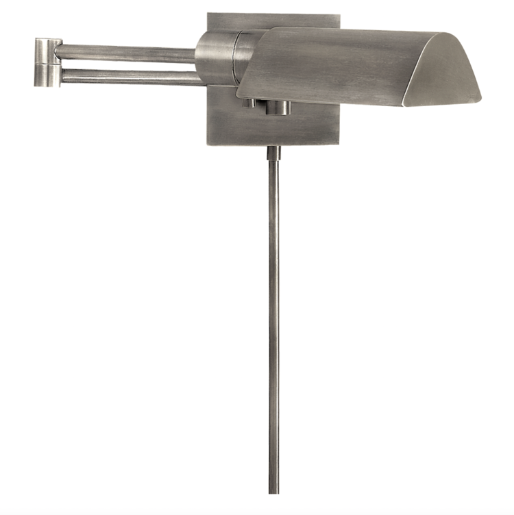 Studio Adjustable Arm Wall Light with Cord Cover