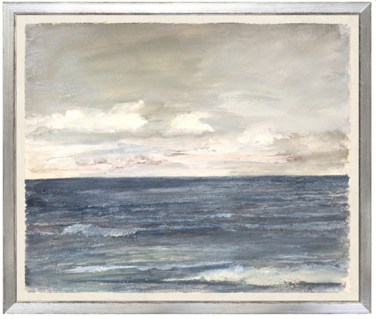 Study on the Jersey Coast, 1881, framed print