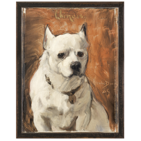 Chien Chinois, 1868, framed