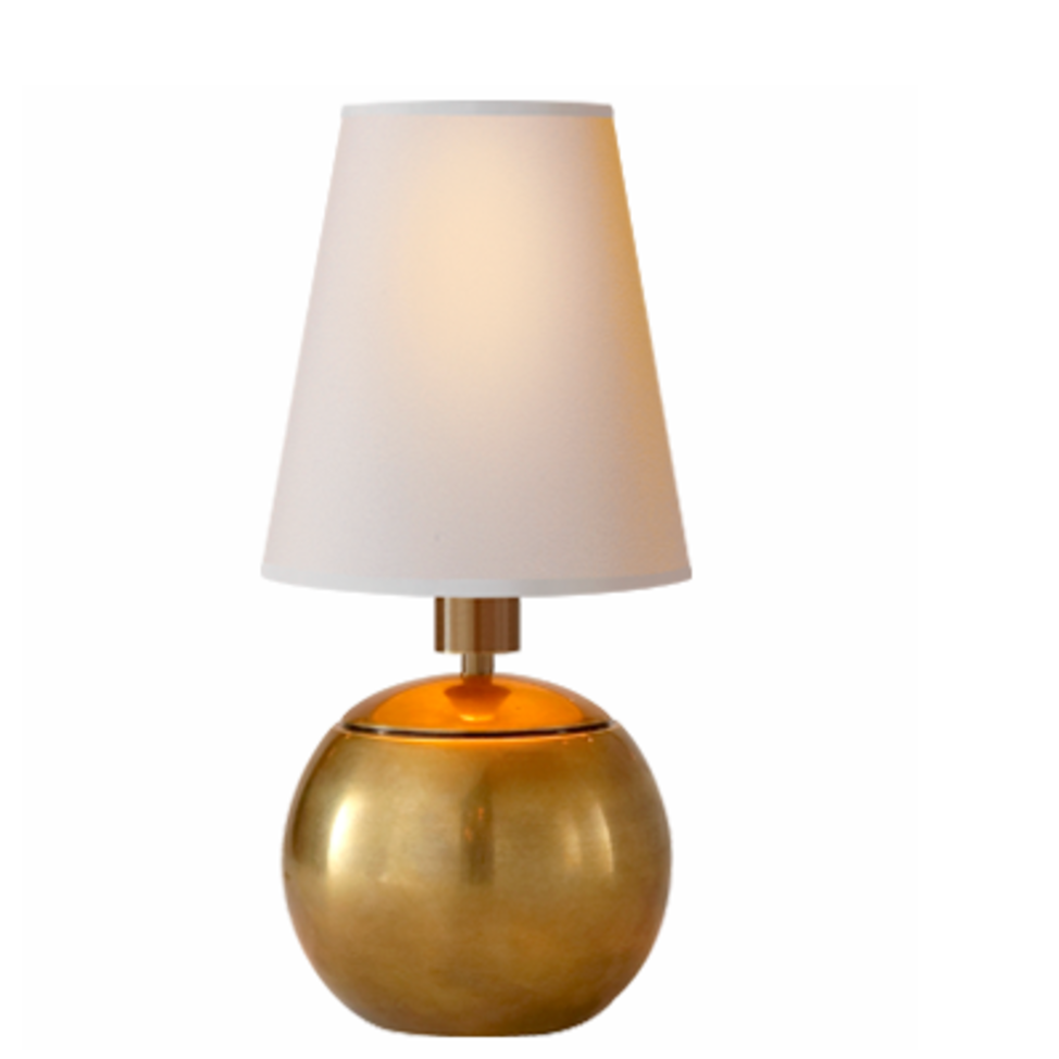 Visual Comfort Tiny Terri Round Lamp in Bronze, 10.25 - Gild & Co.