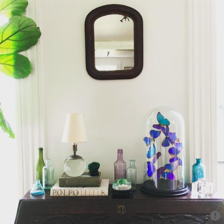 Tiny Terri Round Lamp in Crystal