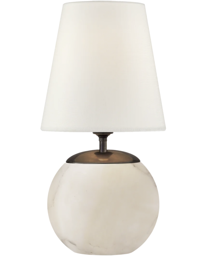 Terri Medium Lamp - Alabaster
