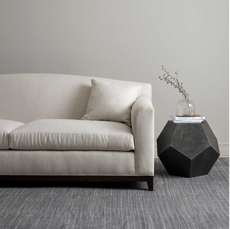 Woven Cotton Herringbone Shale Rug