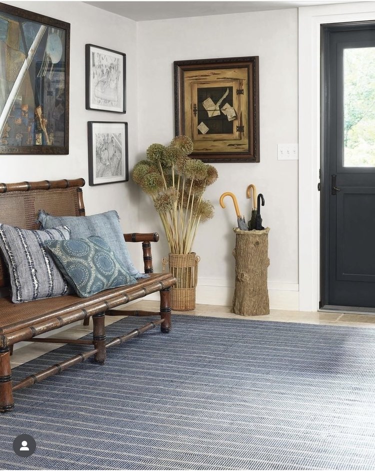Samson Navy Indoor/Outdoor Rug