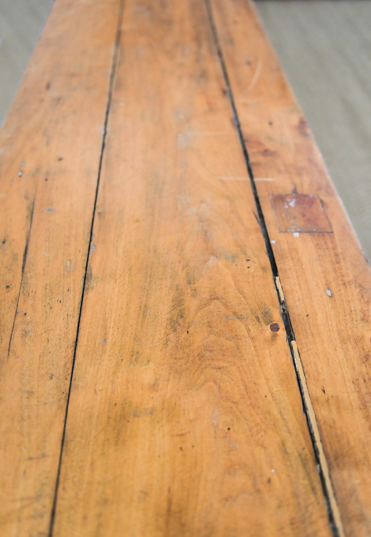 Antique Burgundian Poplar Table