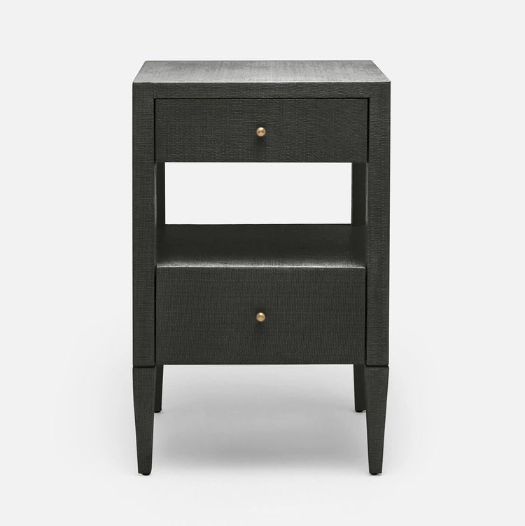 Made Goods Conrad Nightstand - faux raffia