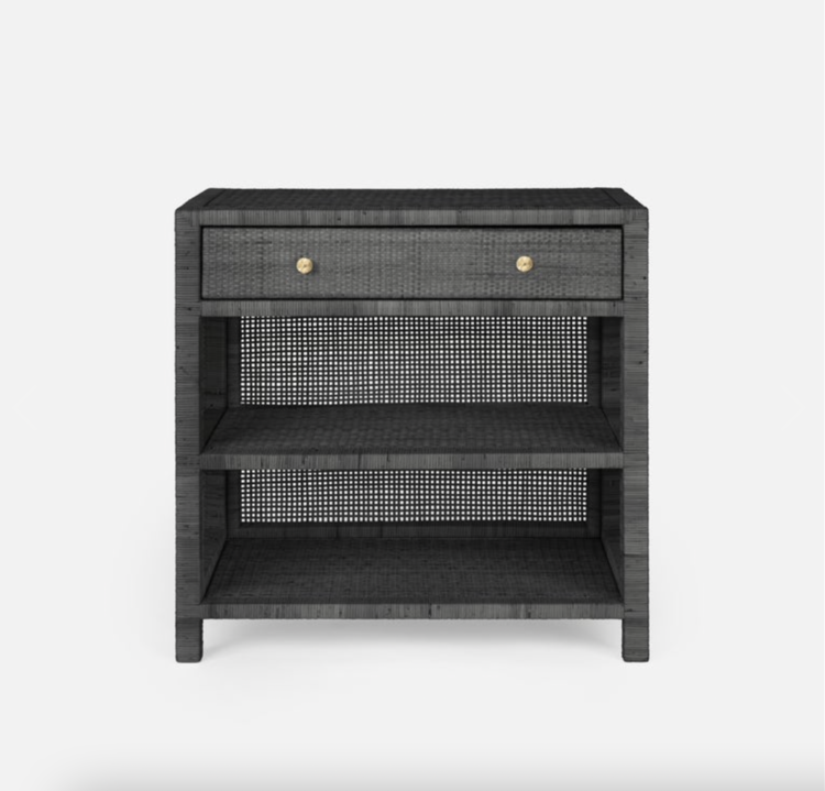 Gild & Co. Isla Nightstand - 30" smoke in-stock