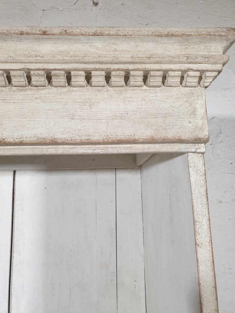 Antique Gustavian Wardrobe White  (SOLD)