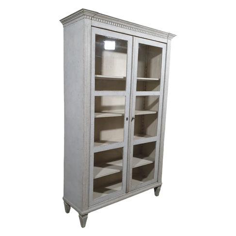 Antique Swedish Glass Cabinet (SOLD)
