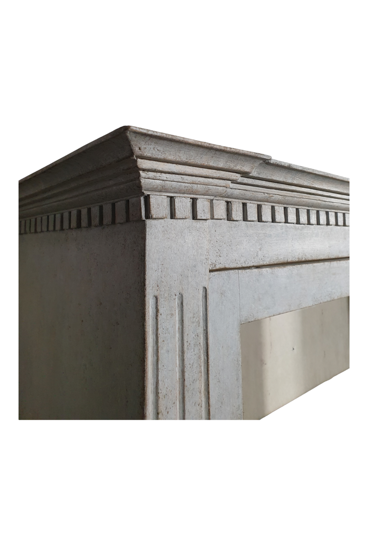 Antique Swedish Glass Cabinet