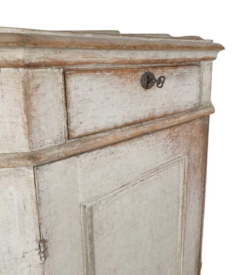 Antique Swedish Corner Cabinet