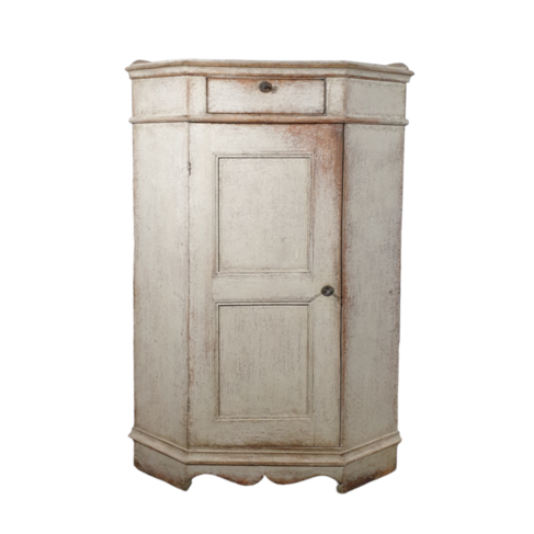 Antique Swedish Corner Cabinet